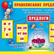 Предлоги в русском языке и их значение Какие предлоги в русском языке